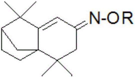 Isolongifolenone oxime ether derivative, and preparation method and application thereof