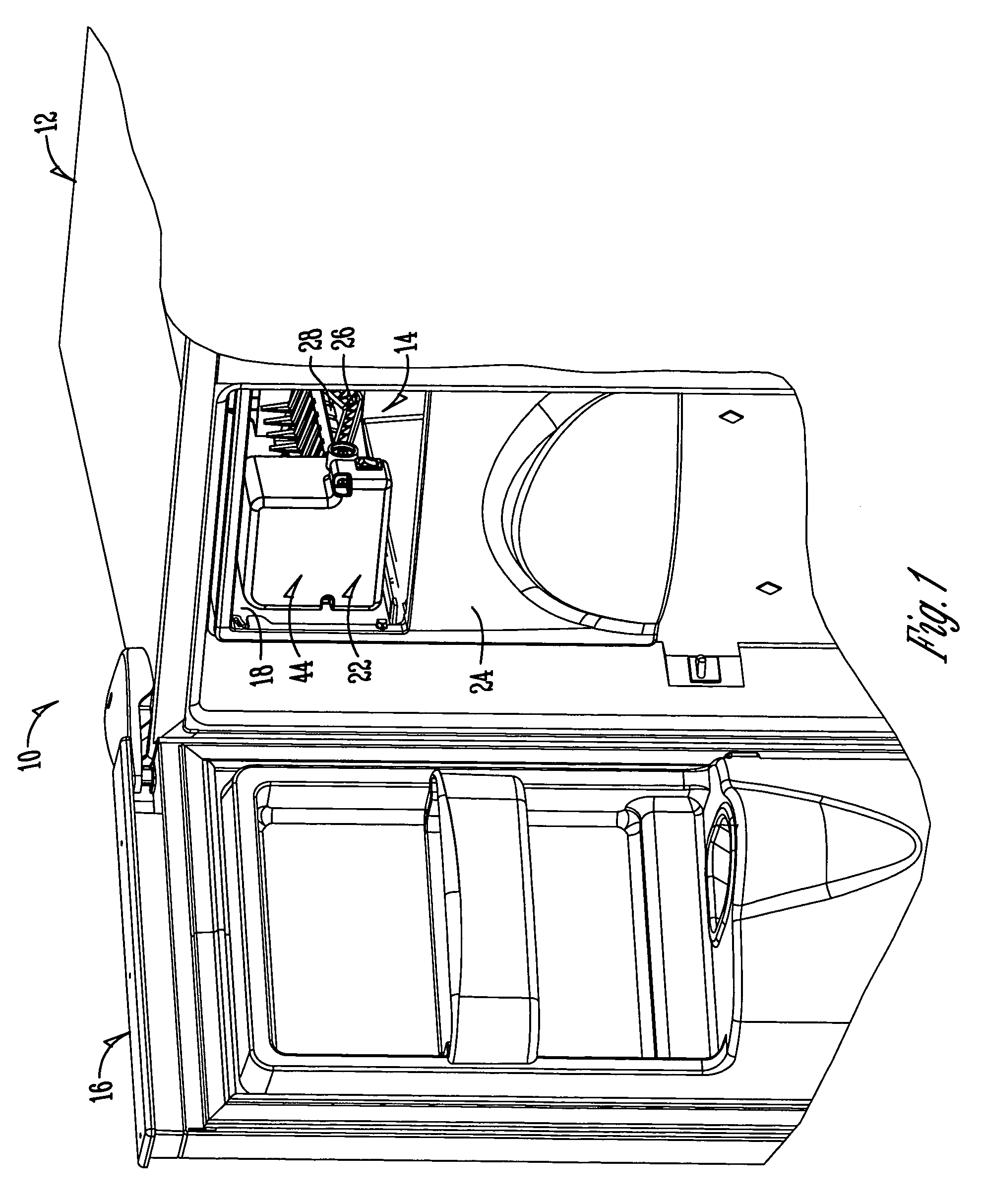 Refrigerator with improved icemaker