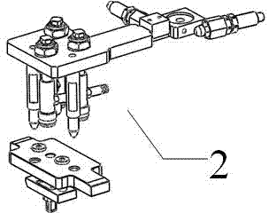 Blanking taking and placing mechanism