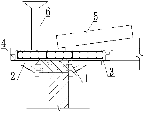 A reinforcement construction method for channel-shaped slab platforms in operating subway stations