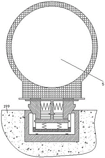 Conveniently-detachable building water drainage pipe fixing device