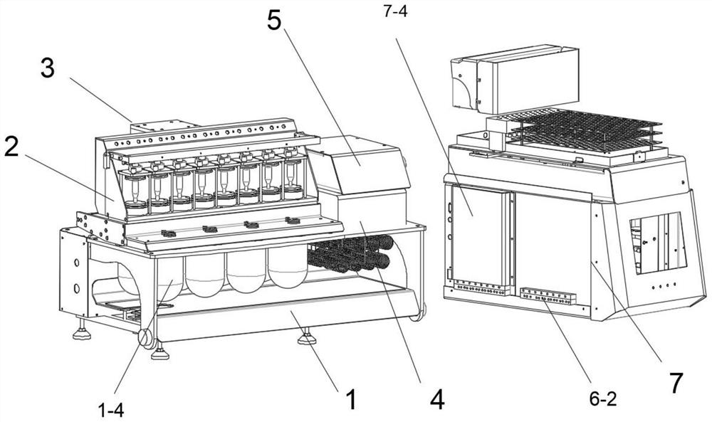 Closed-loop sampling system for flow-cell-process drug dissolution and use method thereof