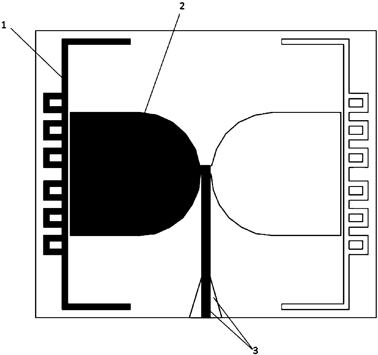 Multiband broadband dipole antenna with coupling stubs