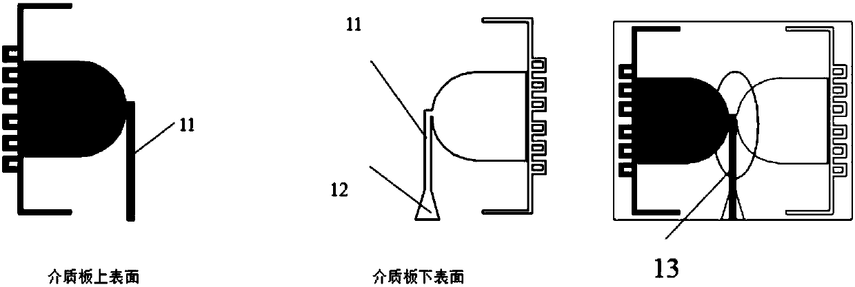 Multiband broadband dipole antenna with coupling stubs