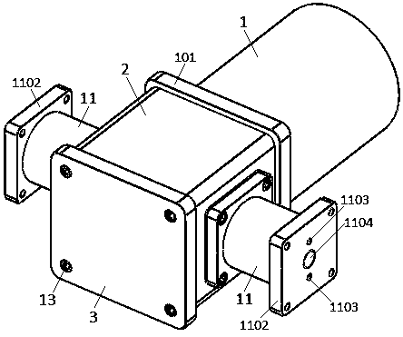 Novel double-cylinder air pump