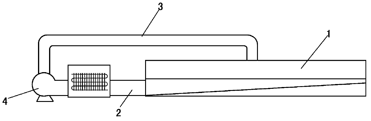 Soybean sauce starter propagation device capable of recycling respiratory heat