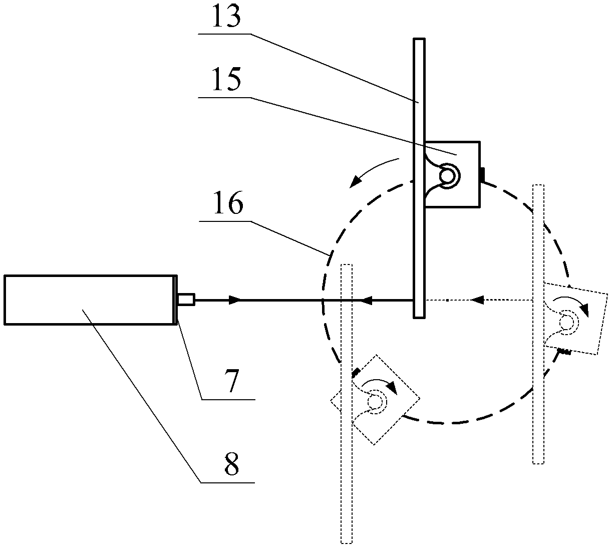 Device and method for measuring rotation angle error of rotary table of machine tool