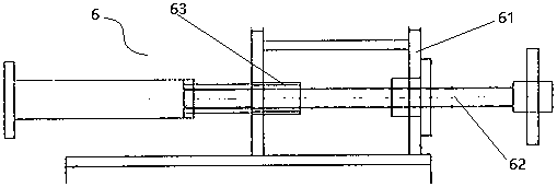 Jacking jig frame for main beam assembly