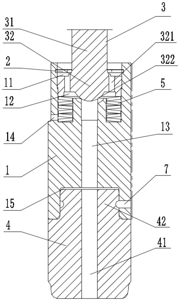 Balanced valve element structure and regulating valve