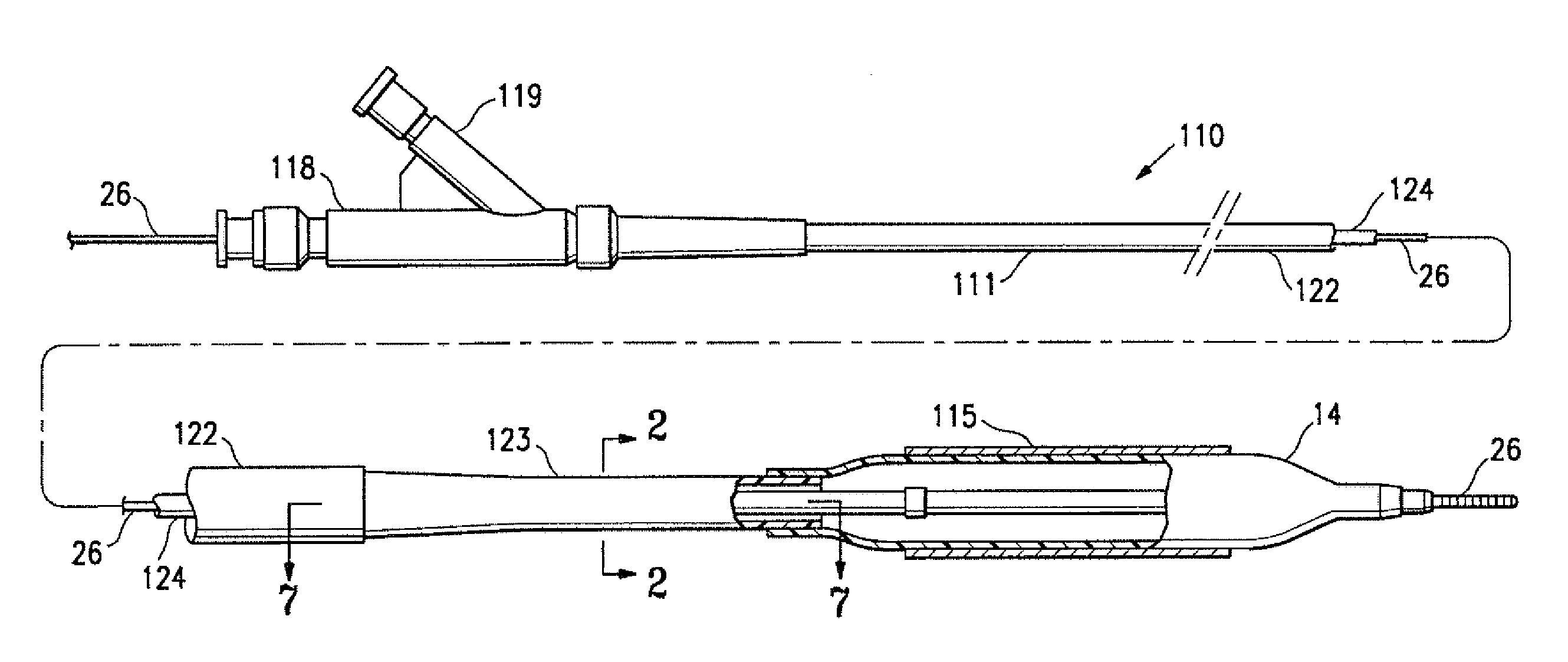 Balloon catheter shaft having high strength and flexibility