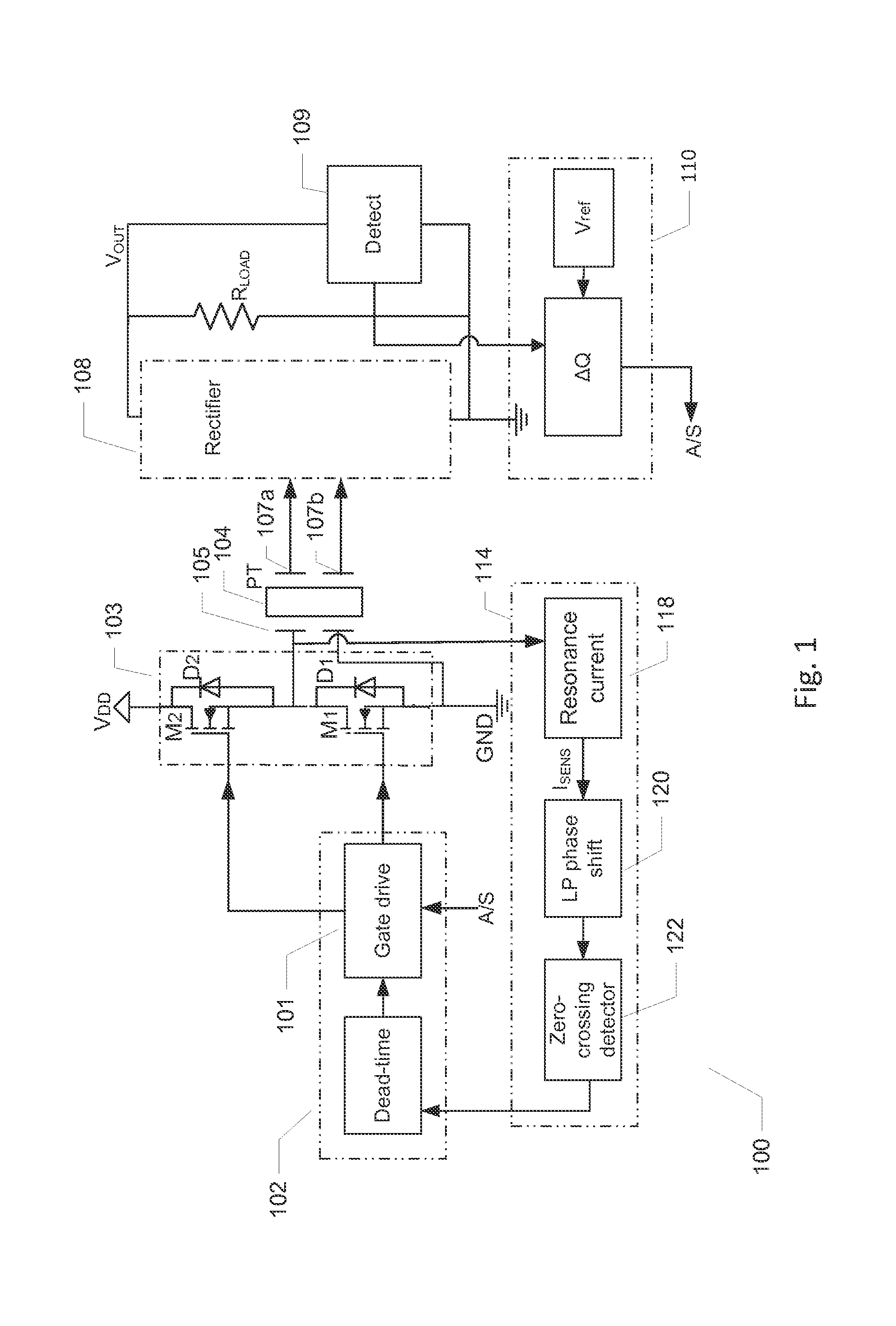 Self-oscillating loop based piezoelectric power converter