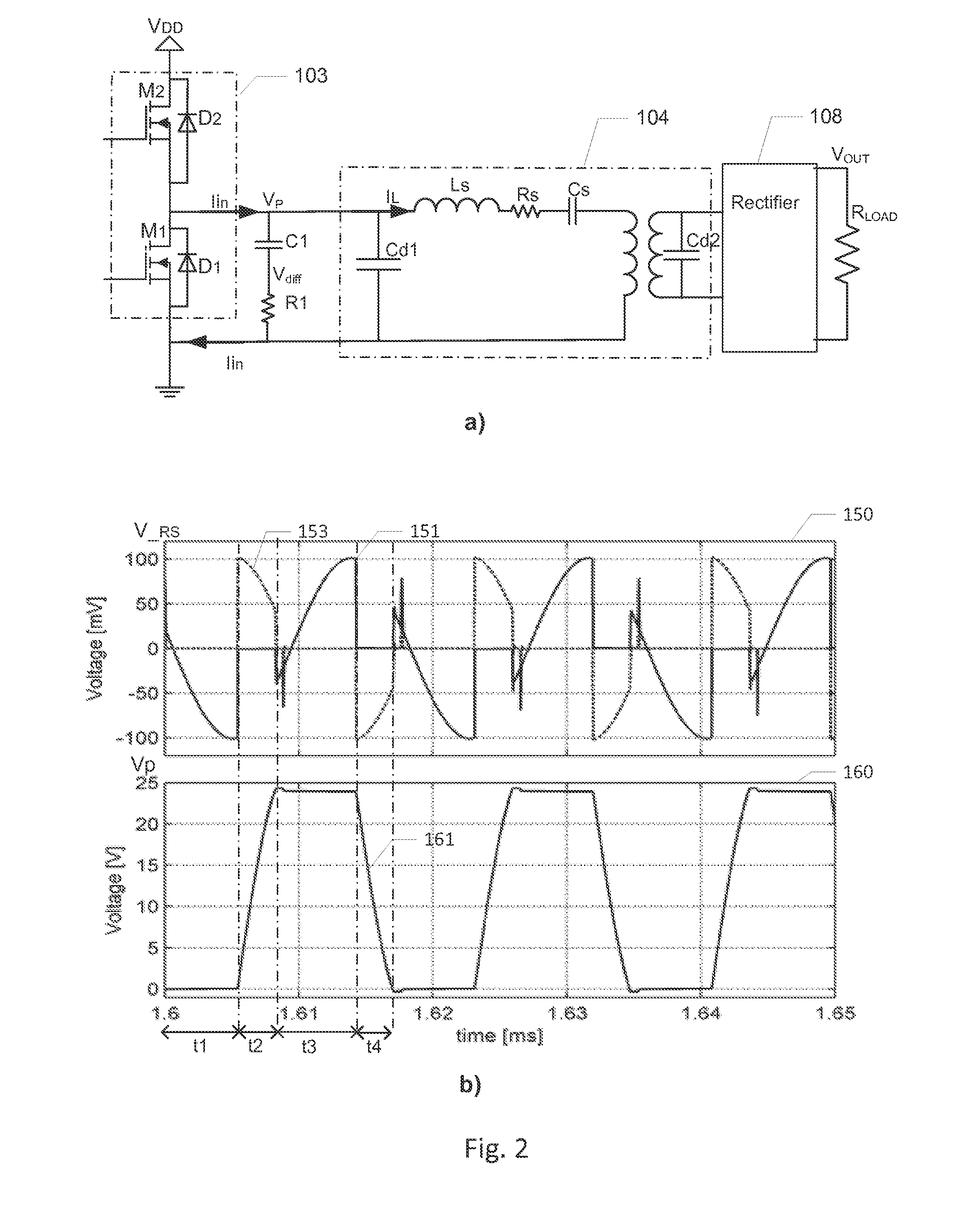 Self-oscillating loop based piezoelectric power converter