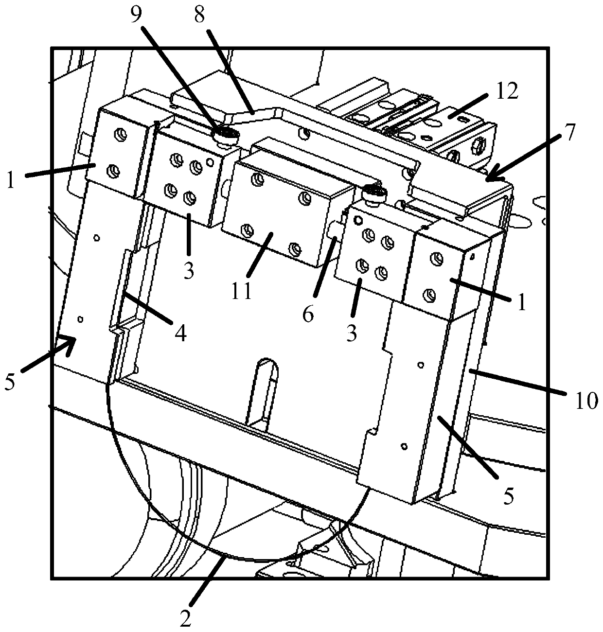 Medical guide wire fixing fixture and guide wire welding equipment