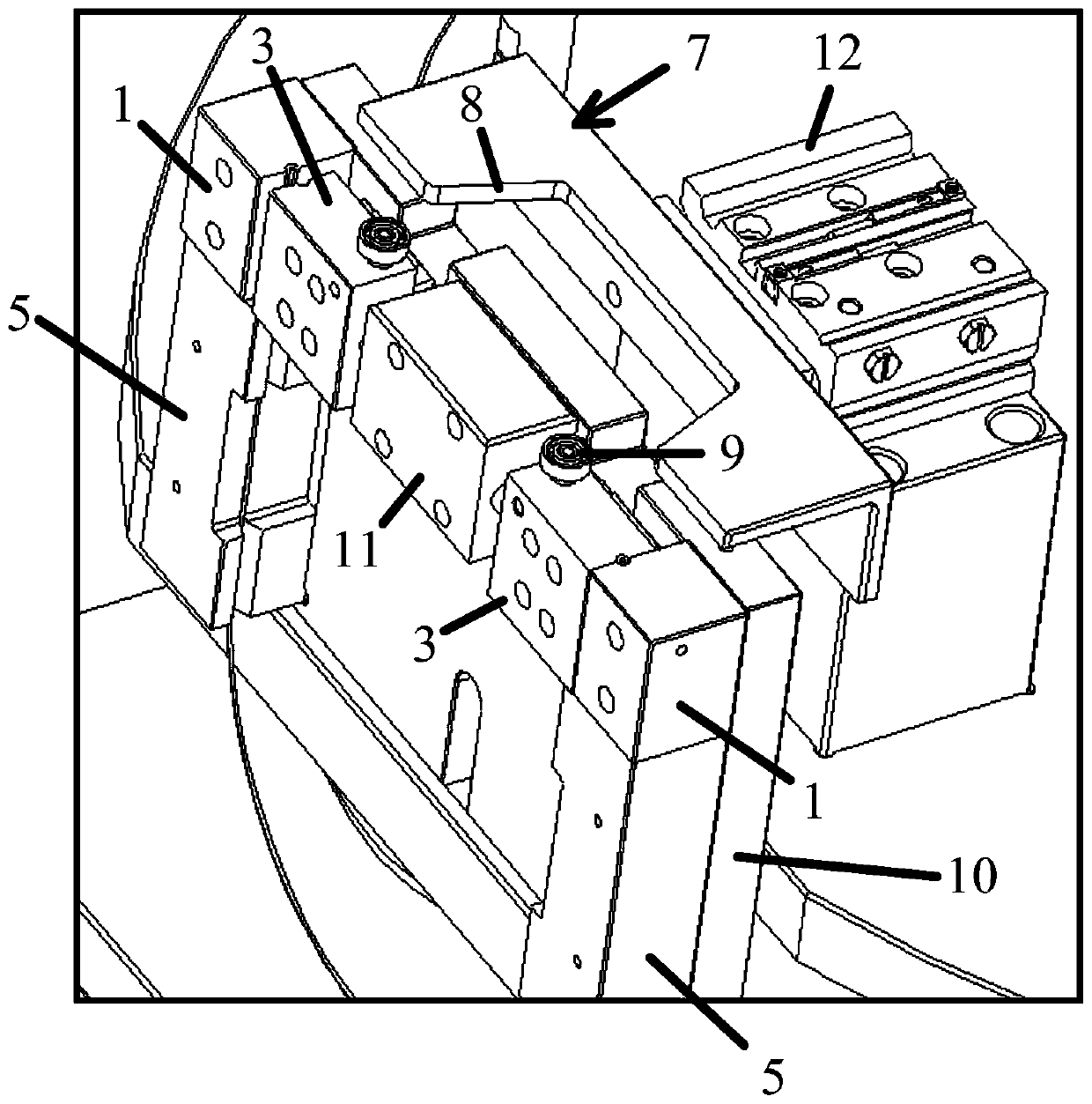 Medical guide wire fixing fixture and guide wire welding equipment