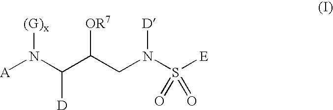 Inhibitors of aspartyl protease