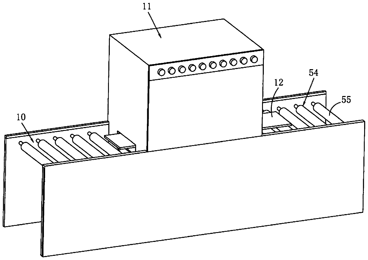 Automatic sand blasting device and method for planar target material