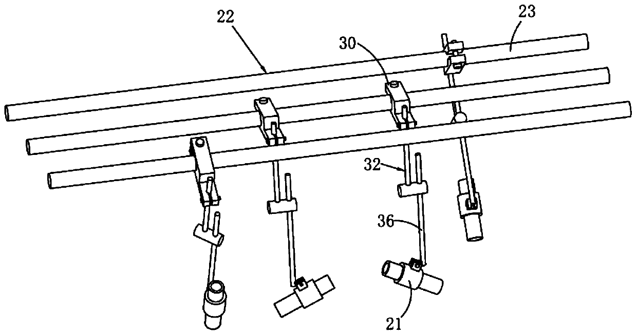 Automatic sand blasting device and method for planar target material