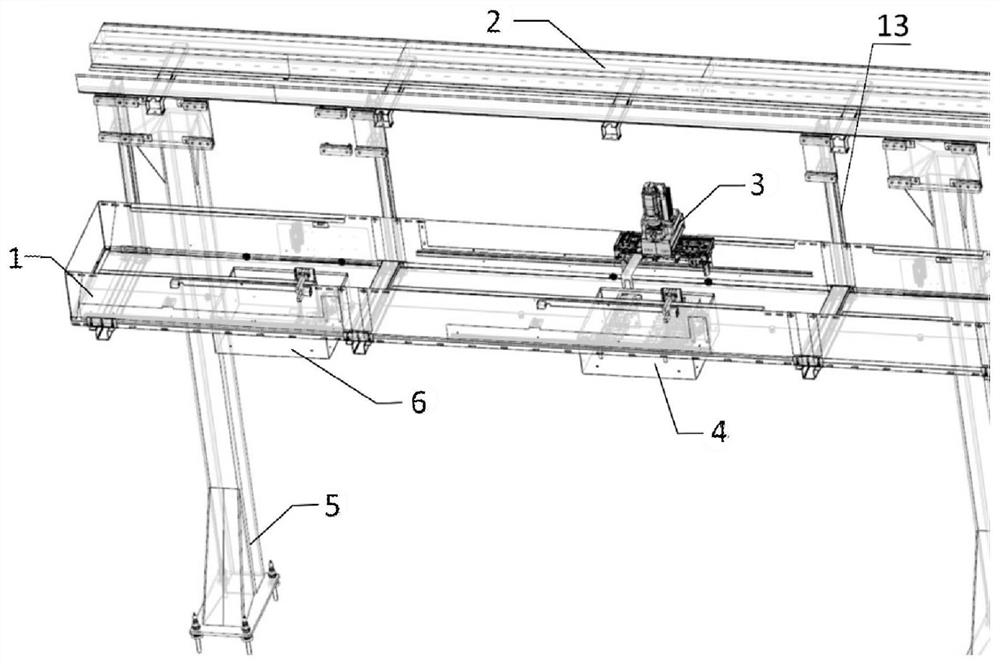 Truss composite tool magazine