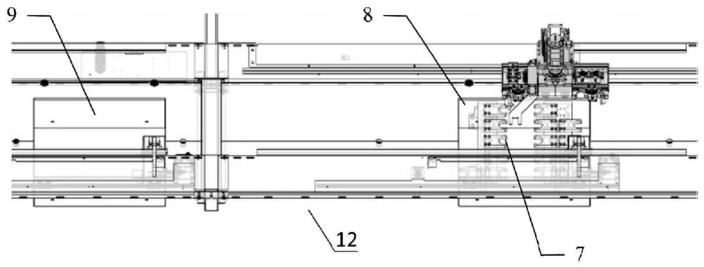 Truss composite tool magazine