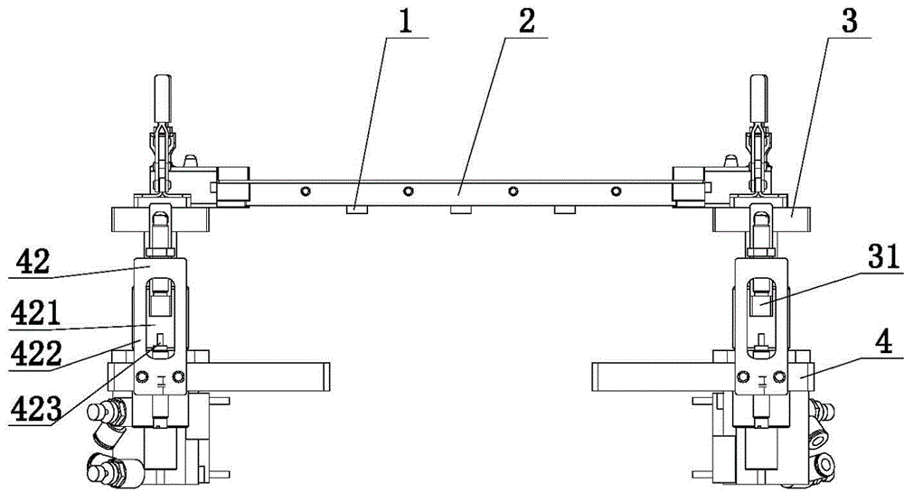 Elastic press-holding mechanism