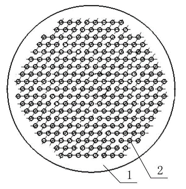 Carbon dioxide absorbent with low flow resistance and preparation method thereof