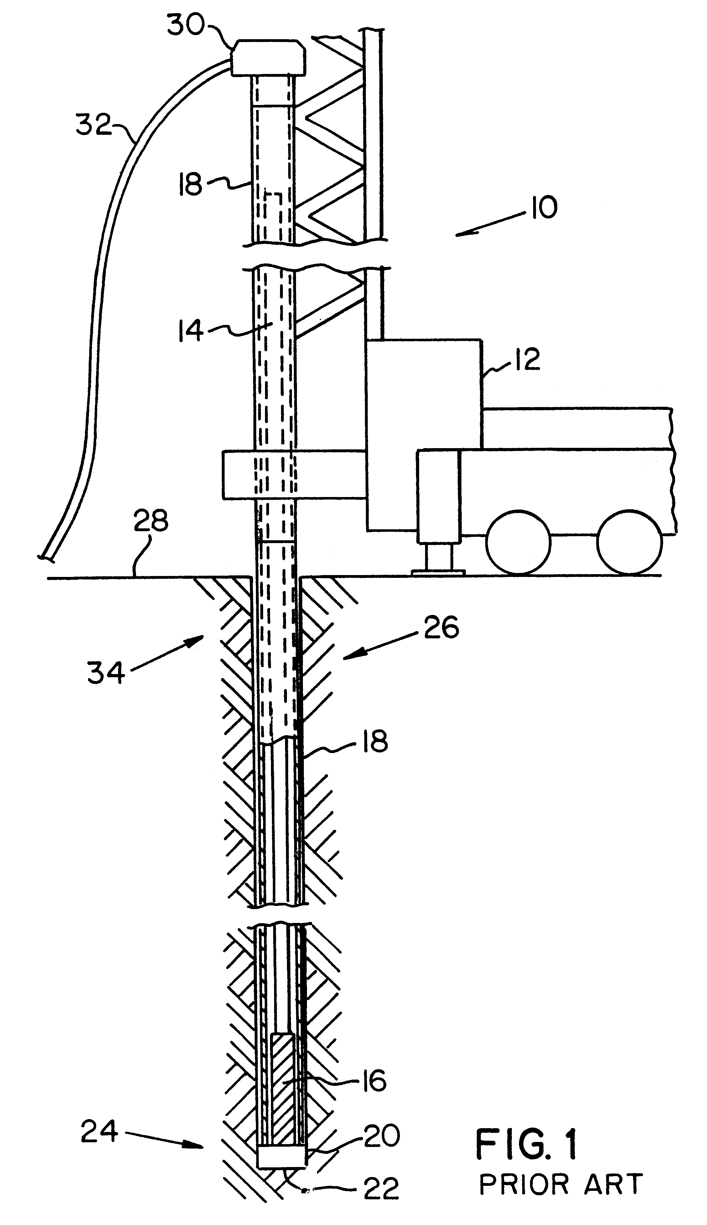 Telescopic drilling method