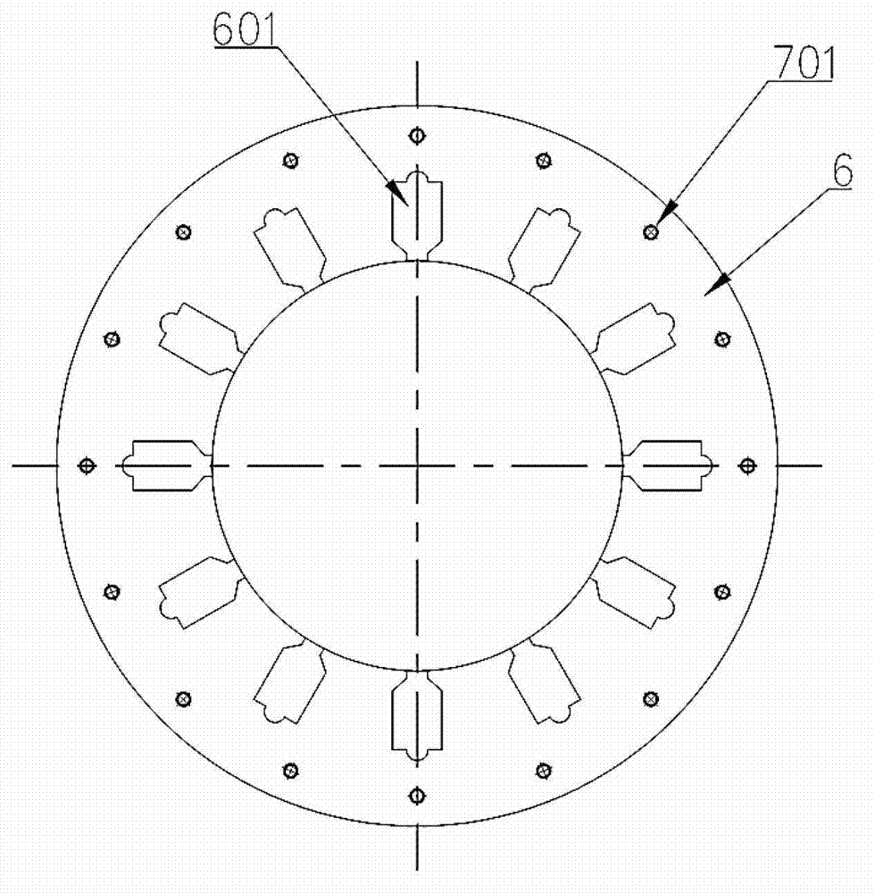 Evaporative cooling system of hybrid motor stator