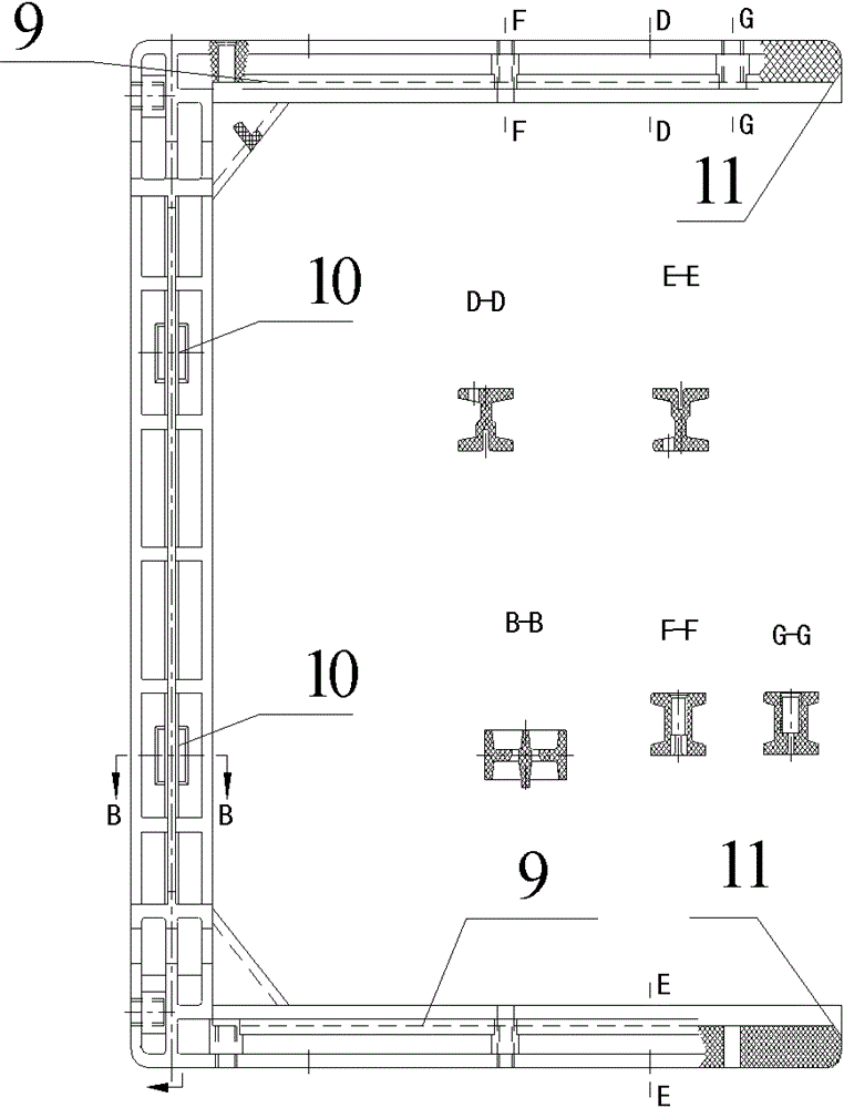 Slot type connector for high potential trigger plate