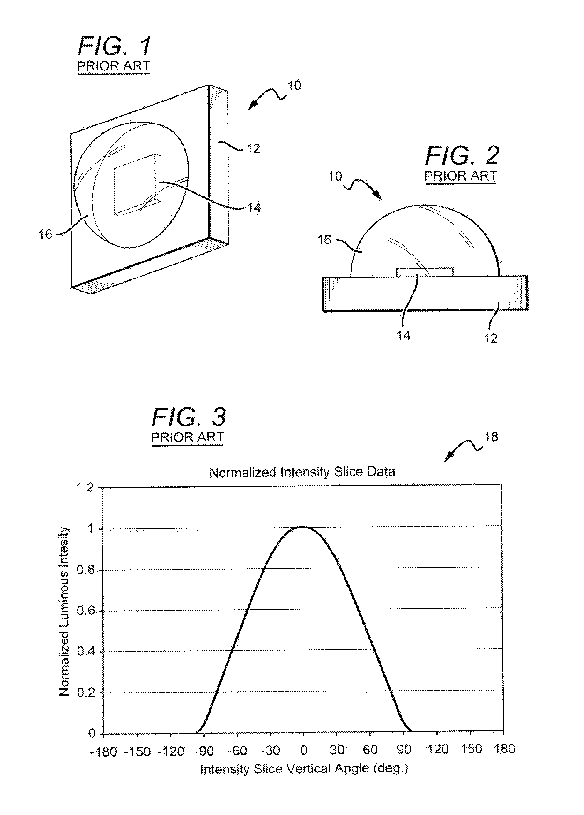 Light emitting diode primary optic for beam shaping