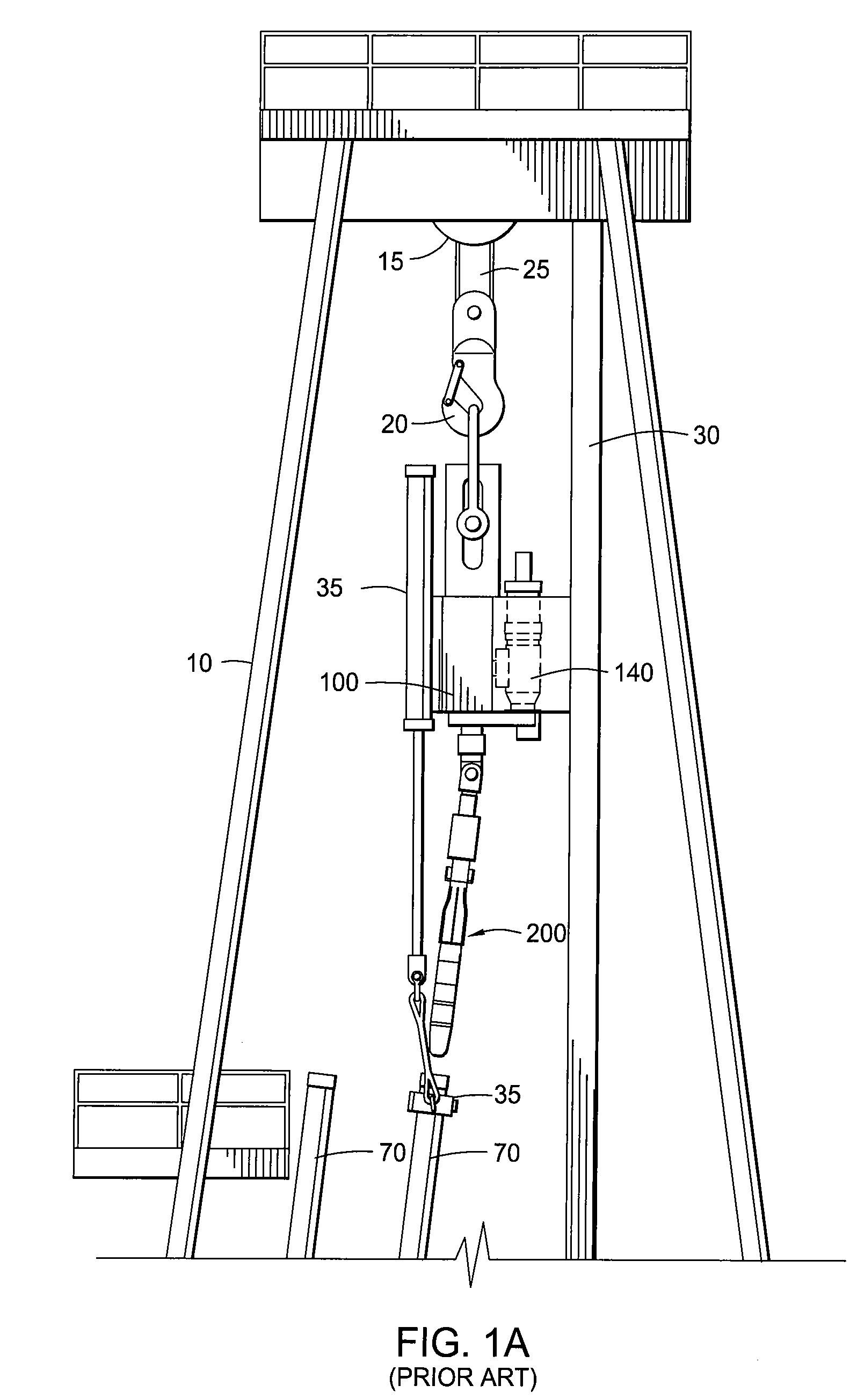 Torque sub for use with top drive