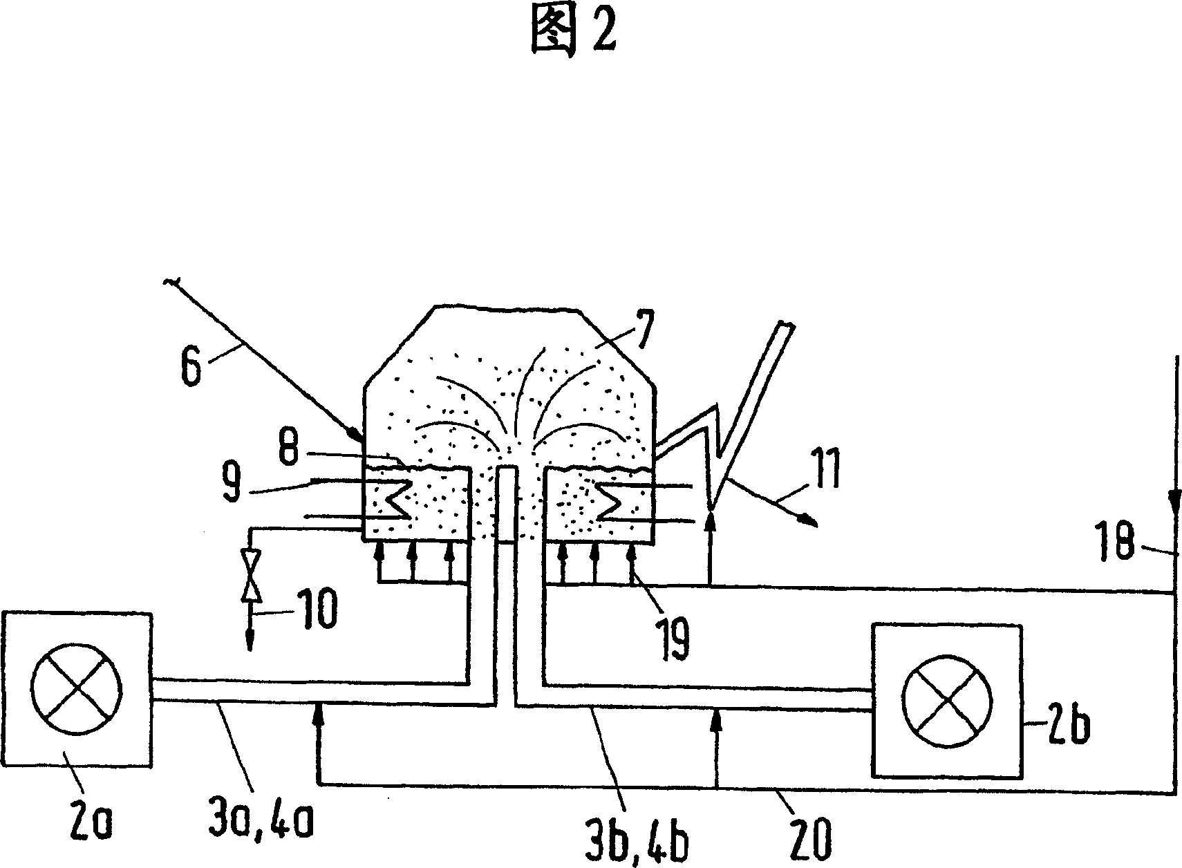 Treatment of granular solids in an annular fluidized bed with microwaves