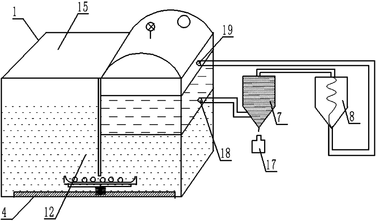 Zero-emission metal environment-friendly circulating oil removal method and device capable of recycling waste oil