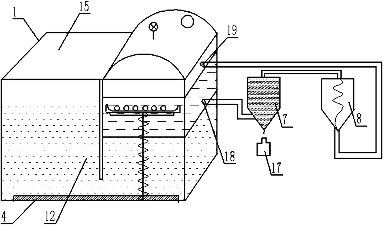 Zero-emission metal environment-friendly circulating oil removal method and device capable of recycling waste oil