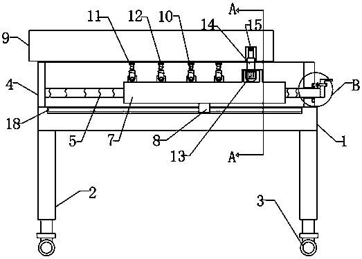 Movable medical bed facilitating patient transfer