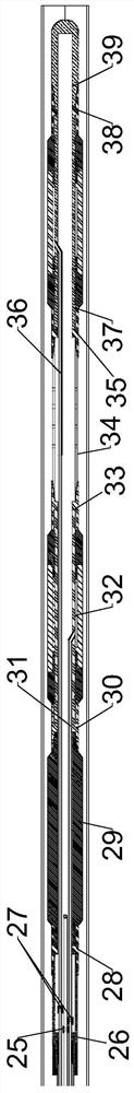 Composite coiled tubing with cable oil-water well casing leakage detection system and method