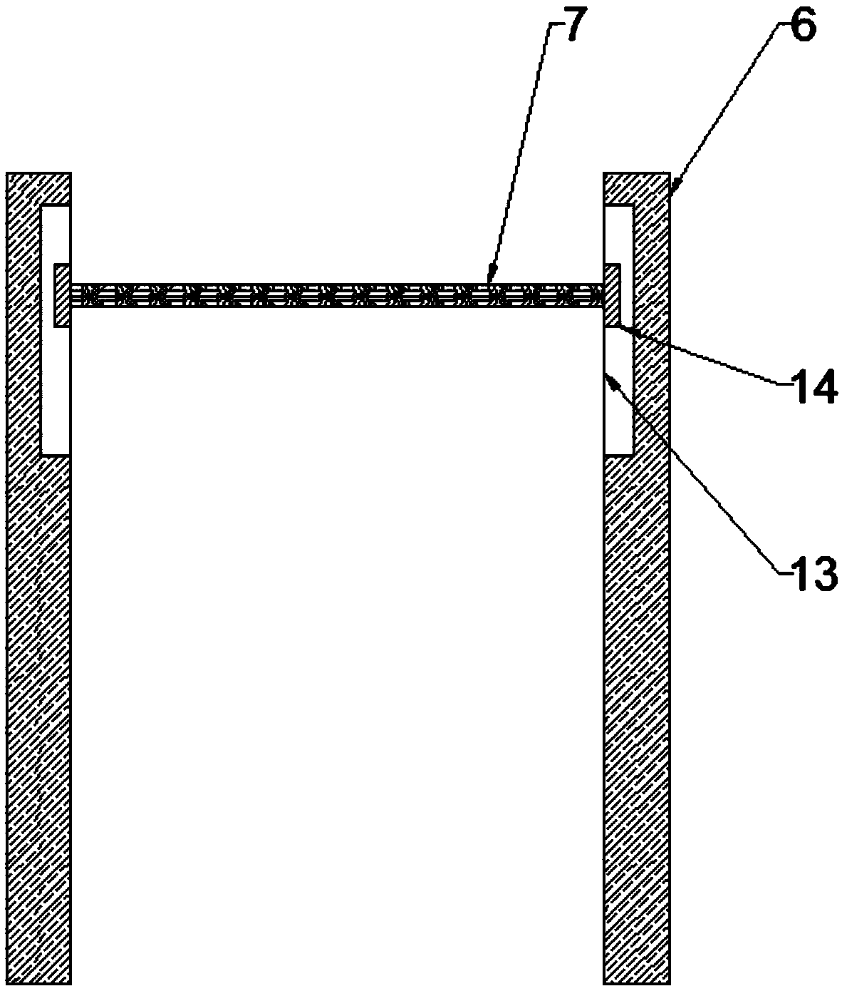 Reagent tube placing device for biotechnology