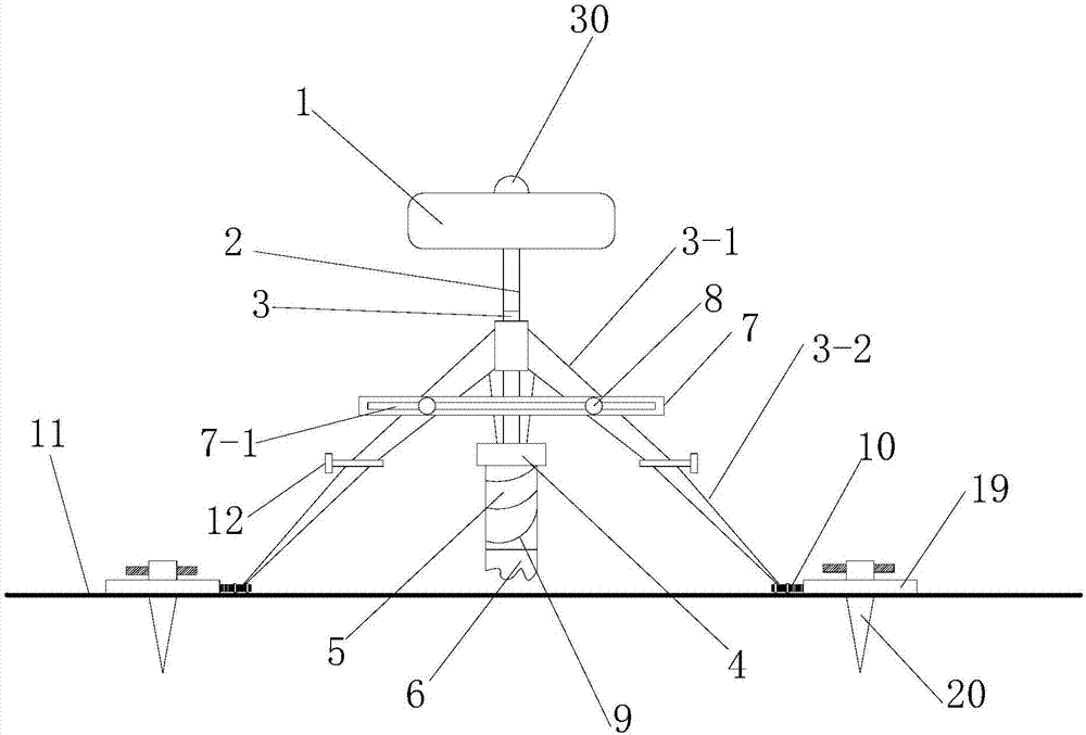 Soil sample collecting device