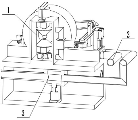 Power conversion mechanism of wind energy storage hybrid power device of new energy vehicle