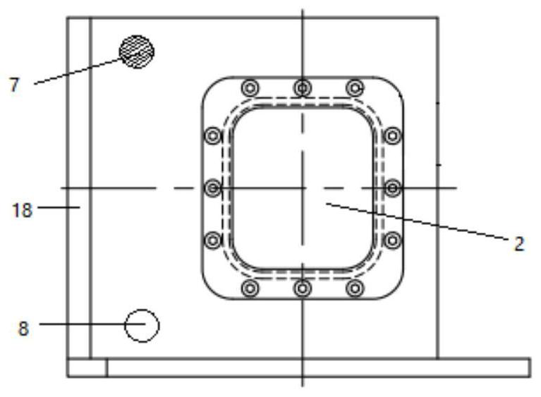 Natural gas hydrate exploitation simulation device suitable for drum centrifuge