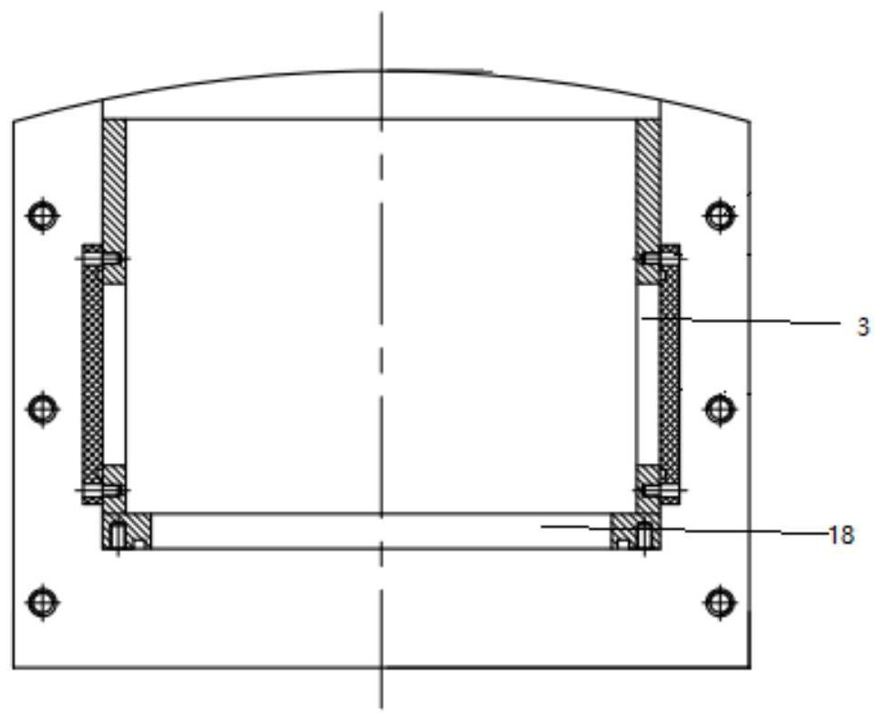 Natural gas hydrate exploitation simulation device suitable for drum centrifuge