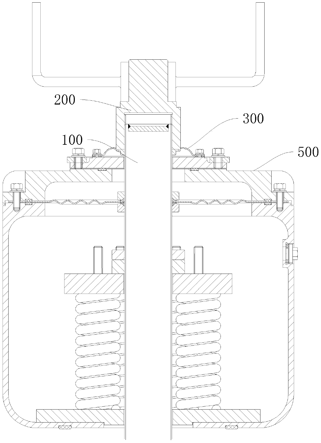 Alternating-current sleeve structure