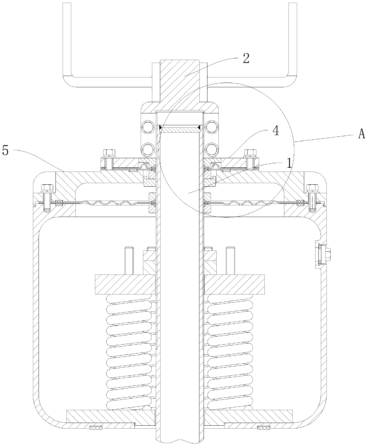 Alternating-current sleeve structure