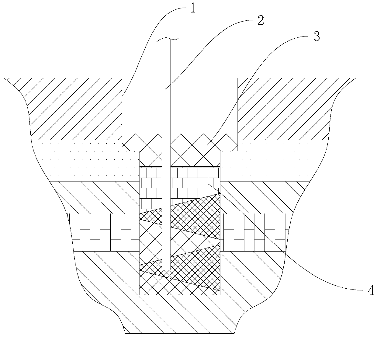 PHC pipe pile static pressure construction method