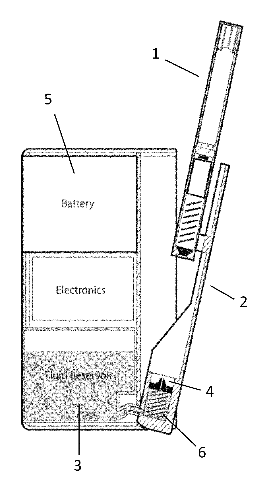 Electronic vaporiser system