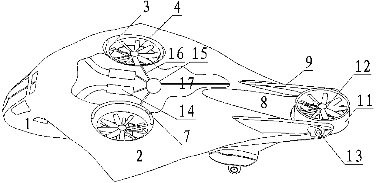 Vertical take-off and landing rotor aircraft with ducts built in wings