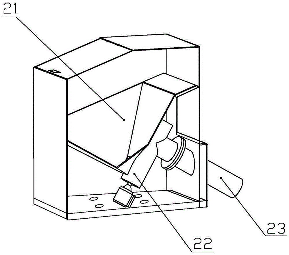 Automatic feeding device for pig farm breeding