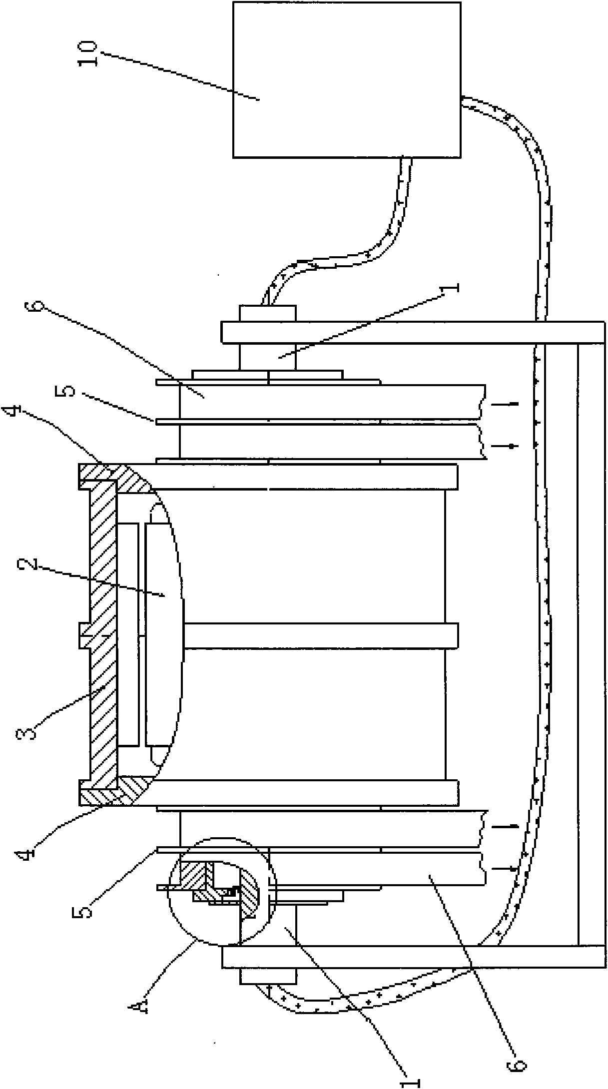 Brushless DC motor for energy-saving oil extractor