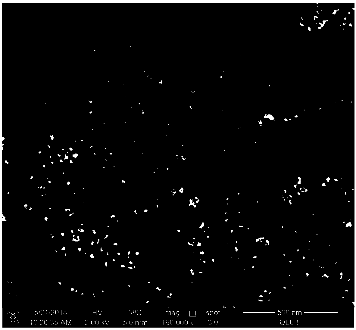 Nitrogen dioxide gas sensor based on SnSe2/SnO2 heterojunction as well as preparation process and application thereof