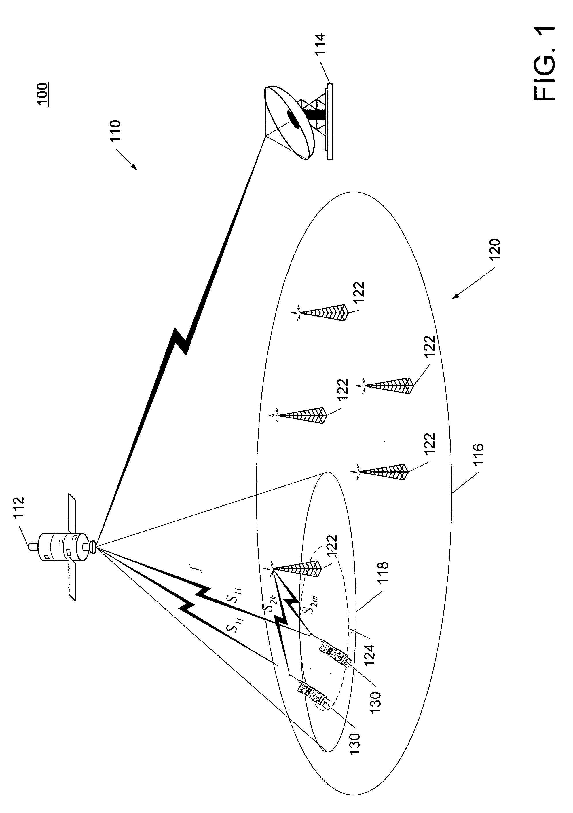 Satellite/terrestrial wireless communications systems and methods using disparate channel separation codes