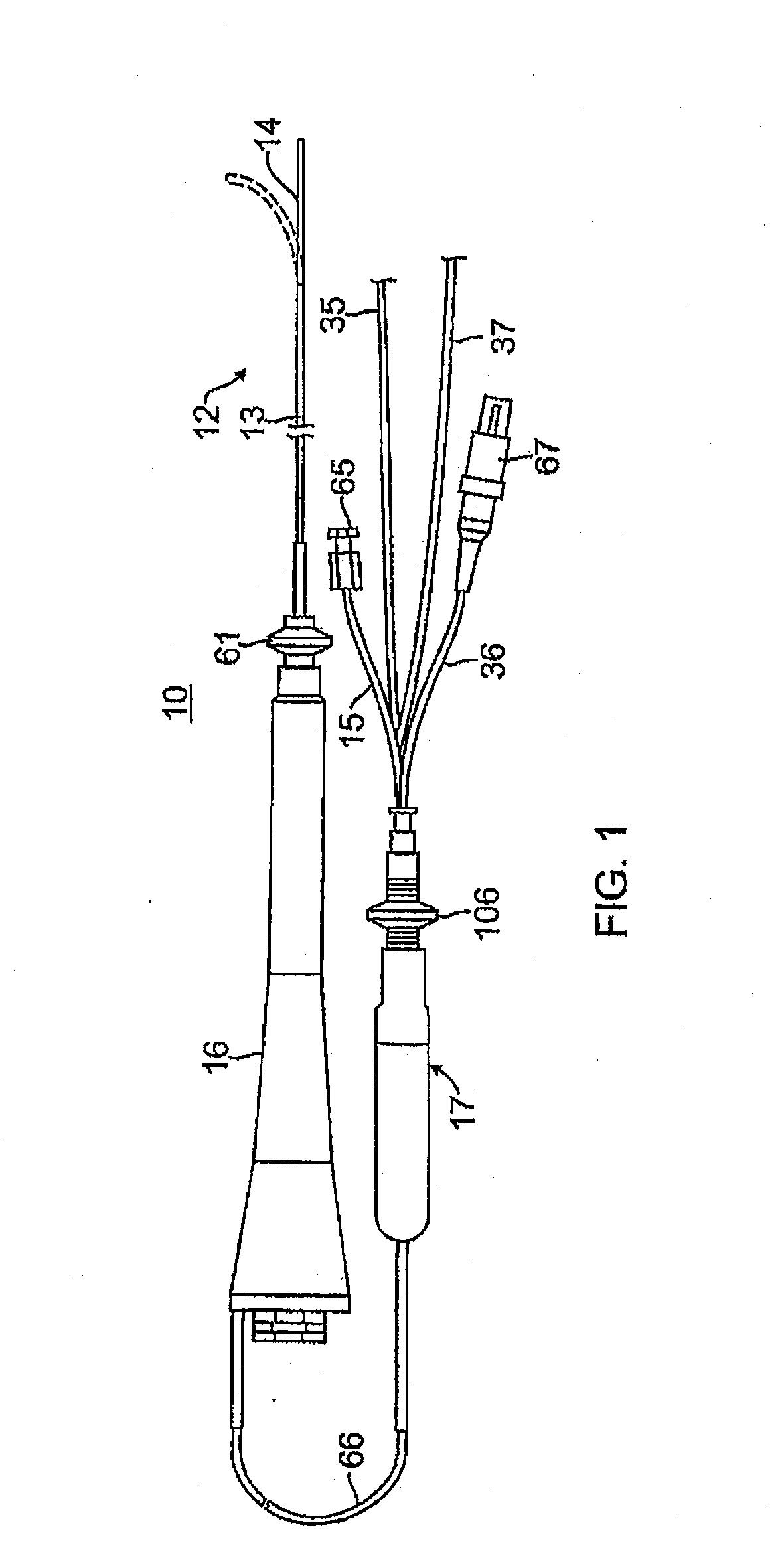 Needle catheter utilizing optical spectroscopy for tumor identification and ablation